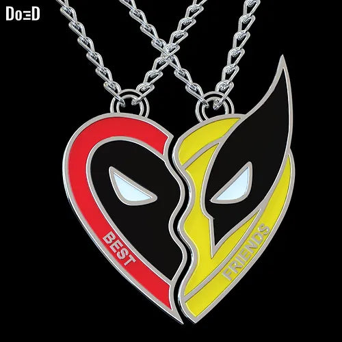 Best Friends Necklace (3D gedruckt und handbemalt)